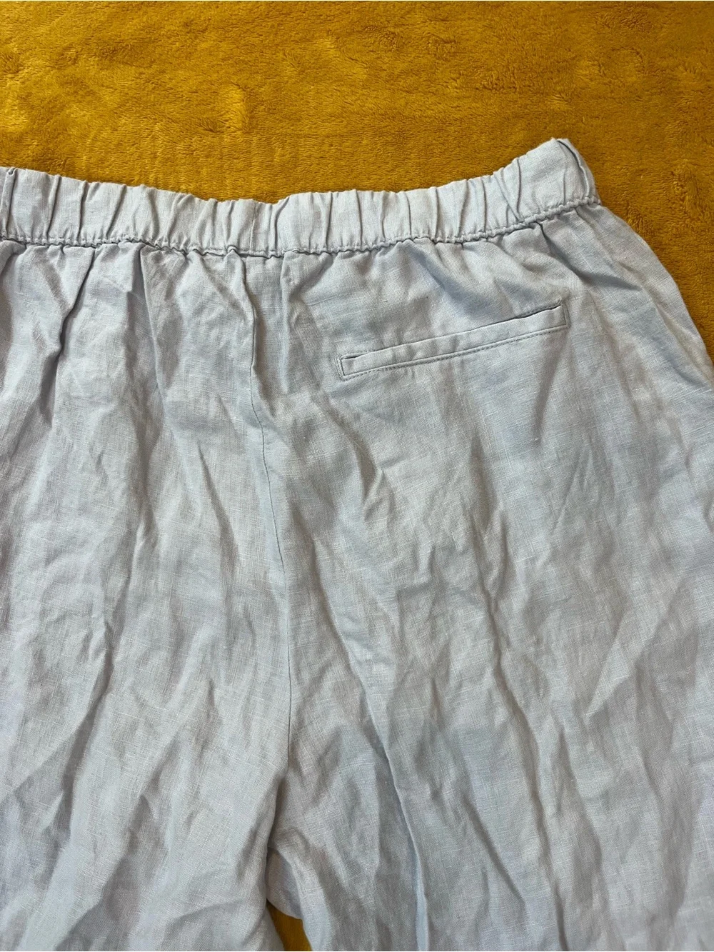 Relaxed Light Gray Drawstring Joggers for Men